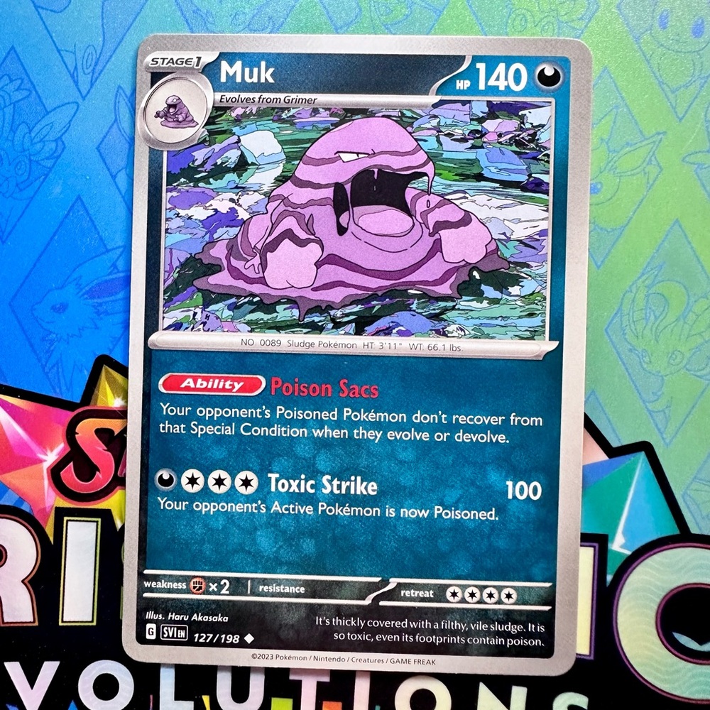 muk (127/198) - uncommon — pokémon: scarlet & violet - base set